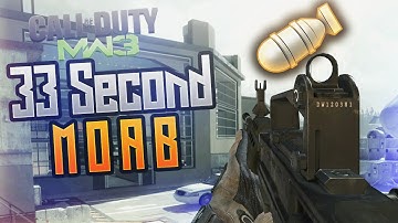 MW3: EPIC "33 SECOND MOAB" - TERMINAL DOMINATION SPAWN TRAP!