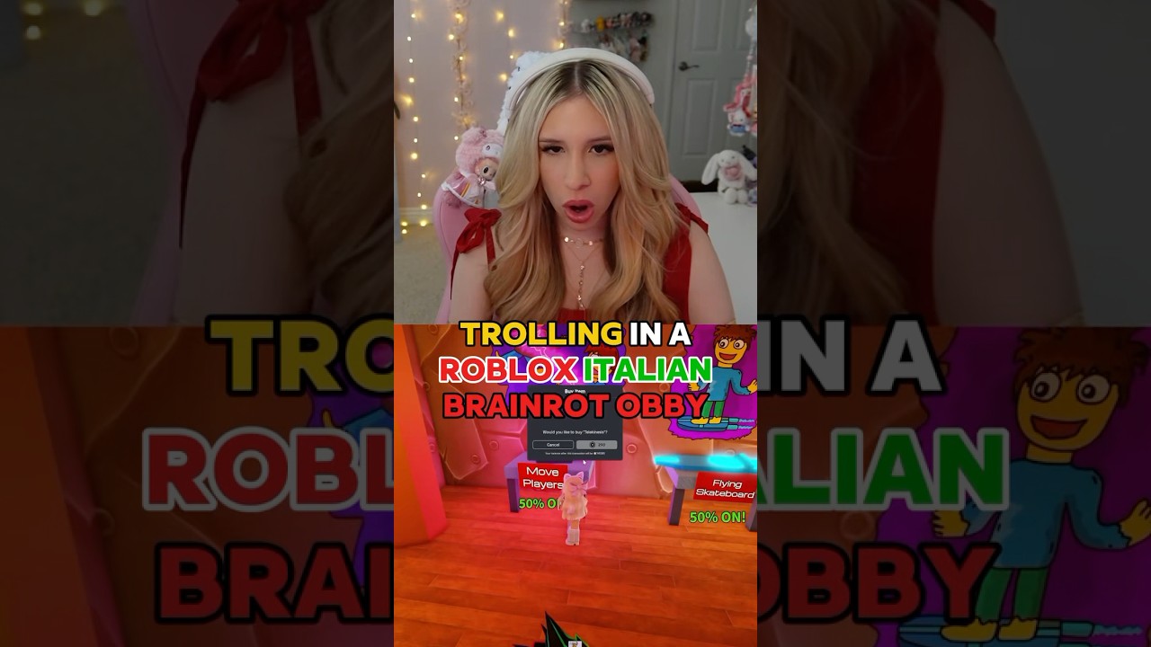 TROLLING in a “BRAIN ROT” ROBLOX OBBY…