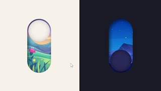Animated Toggle Button Dark Mode using HTML & CSS