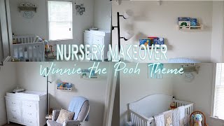 NURSERY MAKEOVER| Baby Boy Winnie The Pooh Nursery Theme | LauraPaige