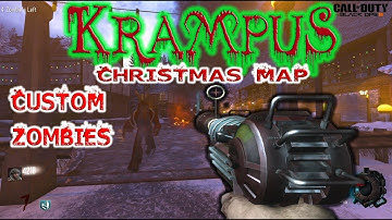 Krampus Christmas Zombies! - Bo3 - Custom zomibes gameplay