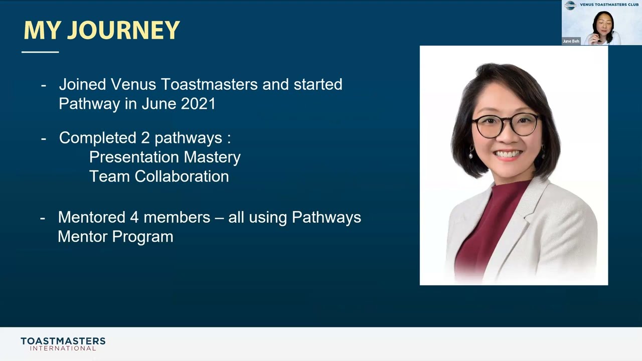 Mentoring Workshop by June Beh at Venus Toastmasters Club (2025.09.11)