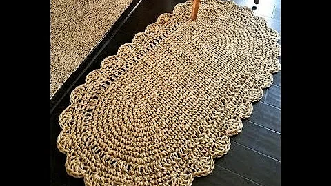 Learn to Crochet a Stylish Jute Rug!