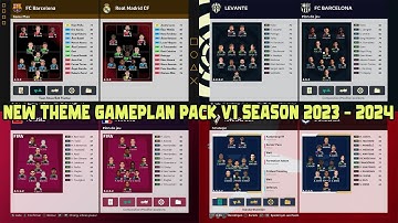 NEW THEME GAMEPLAN PACK V1 SEASON 2023 - 2024 || ALL PATCH COMPATIBLE || SIDER & CPK VERSION