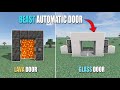 Minecraft: Simple Redstone Door | Minecraft simple door