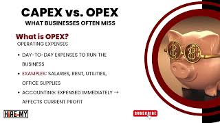 #capex vs #opex Explained in Simple Terms #accountingbasics #BusinessFinance #CPA