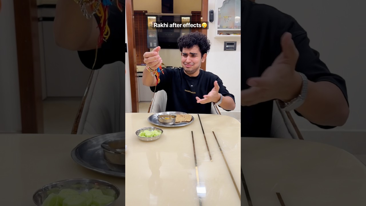Rakhi after effects🥲😂#funny #comedy #rakshabandhan #shorts #koushalmonga