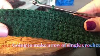 How to chain and single crochet for beginners #learncrochet