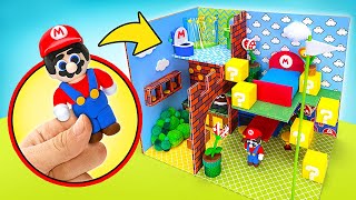 BUILD Mario Miniature Dream House!  FUN & EASY CRAFTS!