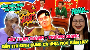Coi mà tức: Hết Trấn Thành, Trường Giang đến thí sinh cũng không quên cà khịa Ngô Kiến Huy