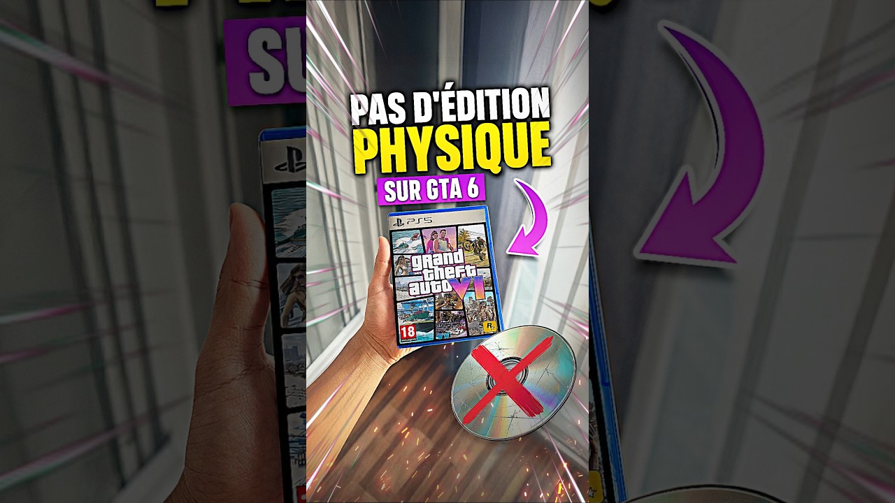 Pas de Version Physique (CD) pour GTA 6 ! VOILA POURQUOI (5 Raisons) Rockstar n'avait pas le Choix !