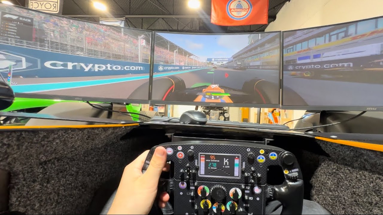 Full-Size McLaren MCL36 F1 Simulator - YouTube