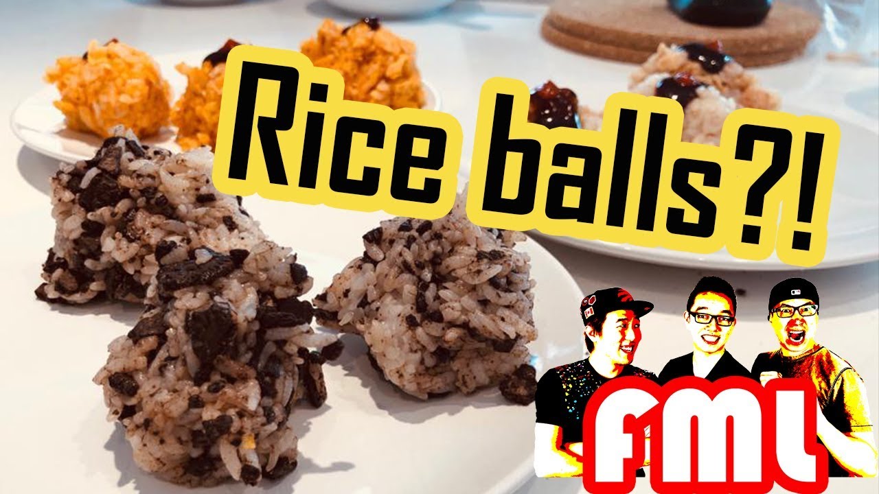 Weird Rice Combos WEIRD food combos Making OREO NACHOS Rice Balls - Food Mystery Live EP ...