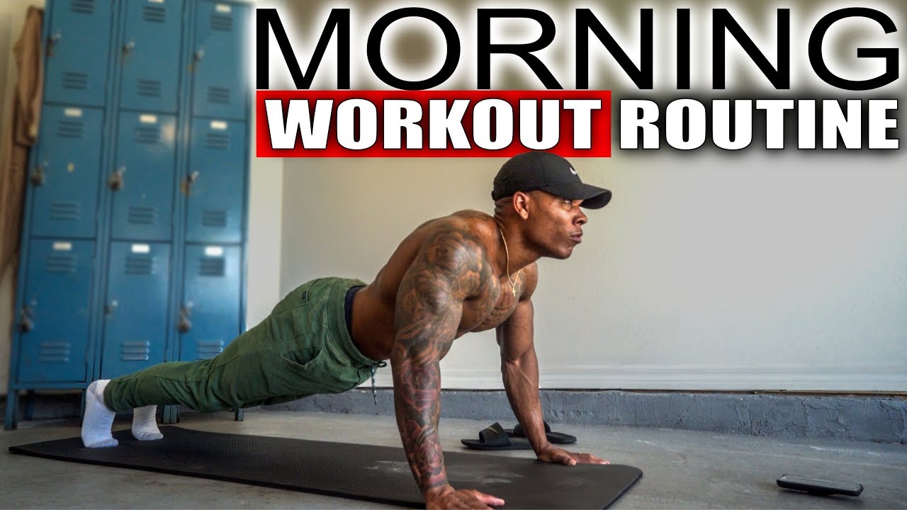 ⁣10 MINUTE MORNING WORKOUT (NO EQUIPMENT)
