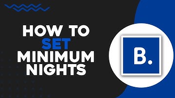 How To Set Minimum Nights on Booking com (Quick Tutorial)