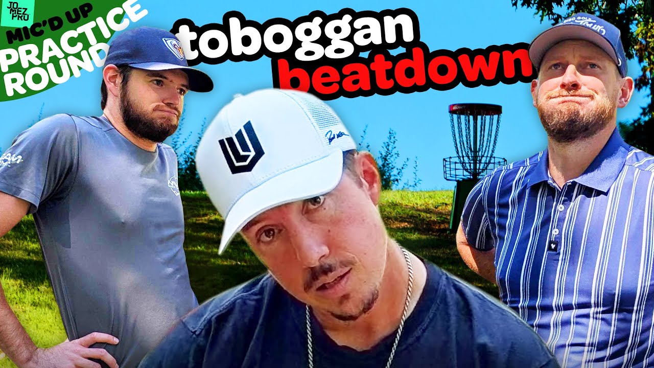 Toboggan is hard. | 2025 Discraft Great Lakes Open | Practice Round Part 2