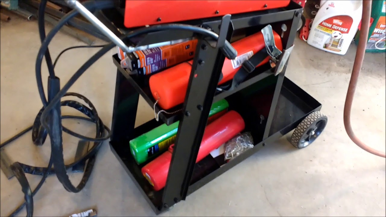 Primeweld CT520D Cutting 1/4 inch steel - YouTube