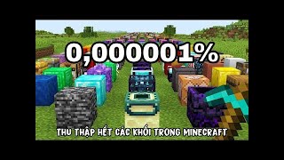 Tôi Đã Thu Thập Toàn  Bộ Block Trong Minecraft