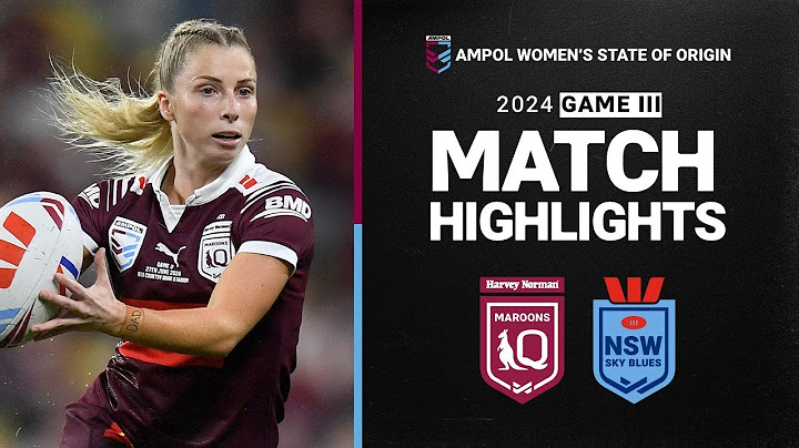 State of Origin 2024 | Maroons v Sky Blues | Match Highlights