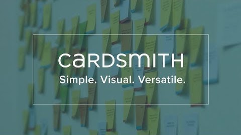 Cardsmith Overview - Online Sticky Notes & Visual Project Management Tool