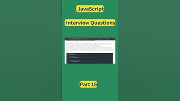 javascript interview questions part 15 | javascript interview questions #codinginterview