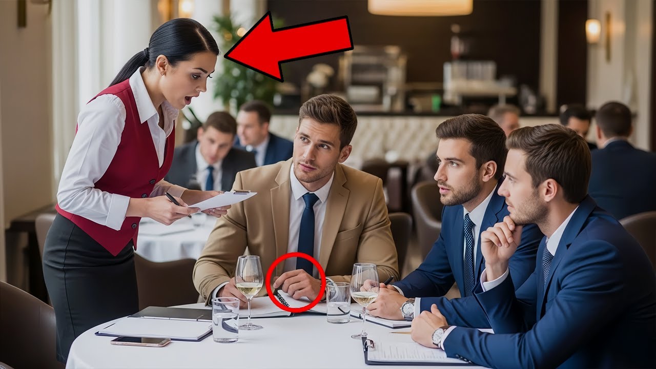 Waitress Corrects the Billionaire’s “Math Mistake” — Minutes Later, She’s Sitting in His Office