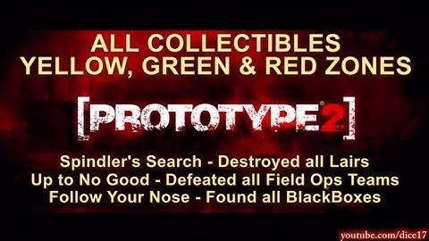 Prototype 2: All Collectibles Locations Map - BlackBoxes, Field Ops, and Lairs