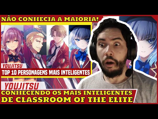 Classroom of the Elite Brasil - O 1° Top 10 de personagem