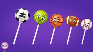 Sport Ballballon De Sport Cake Pop Finger Family Reuploaded