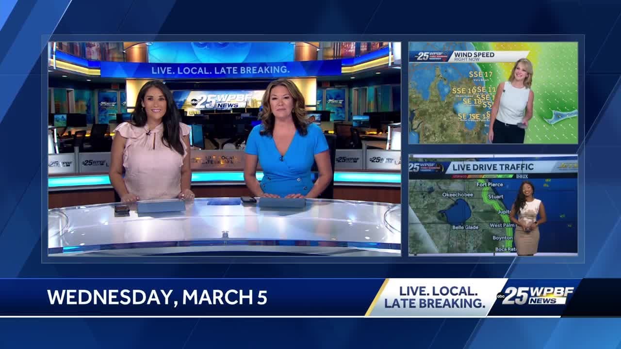 Breezy and warm for South Florida Wednesday - YouTube