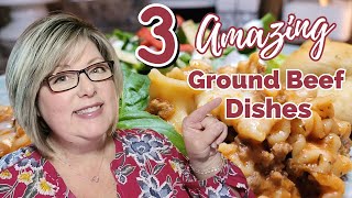 3 AMAZING Ground Beef Dishes You Will Make Again and Again | Quick and Easy Dinners Anyone Can Make image