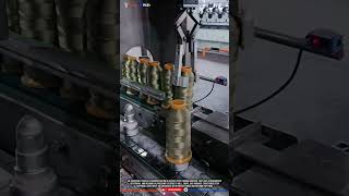 Innovation Automatic Yarn Spool Transfer Machine for Fast Conveyor Handling #tech