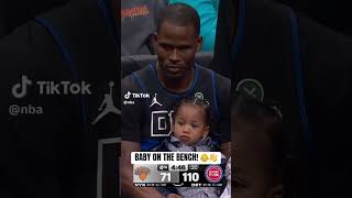 BABY ON THE BECH  👶 #nba #nba #fyp #foryou #viral