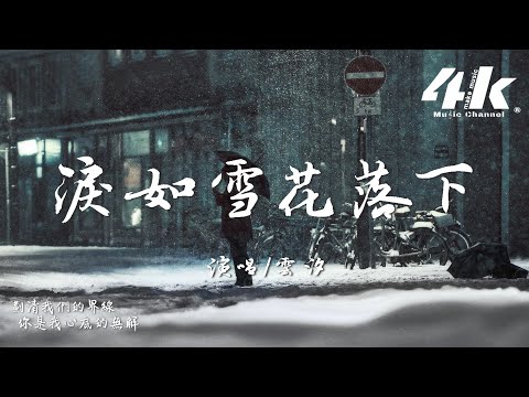 雲汐 - 淚如雪花落下『我和你從始至終 都隔著邊界，沒等到對的季節 就各自瓦解。』【高音質|動態歌詞Lyrics】♫·流行音樂