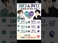 ISFJ&INTJ가 의외로 잘 맞는 이유