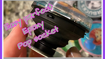 The easiest way to make personalized Epoxy pop sockets.