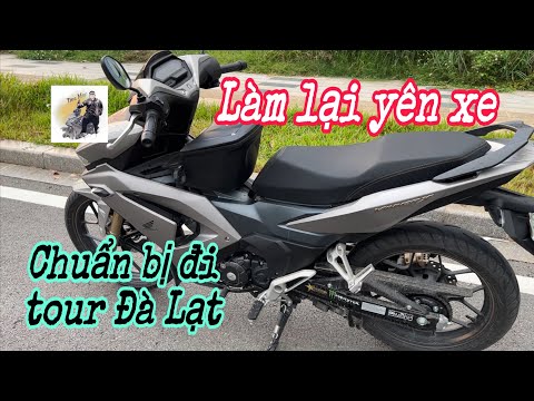 Video Làm yên xe Winner X 2022 cho êm hơn chuẩn bị đi Tour... - youtube