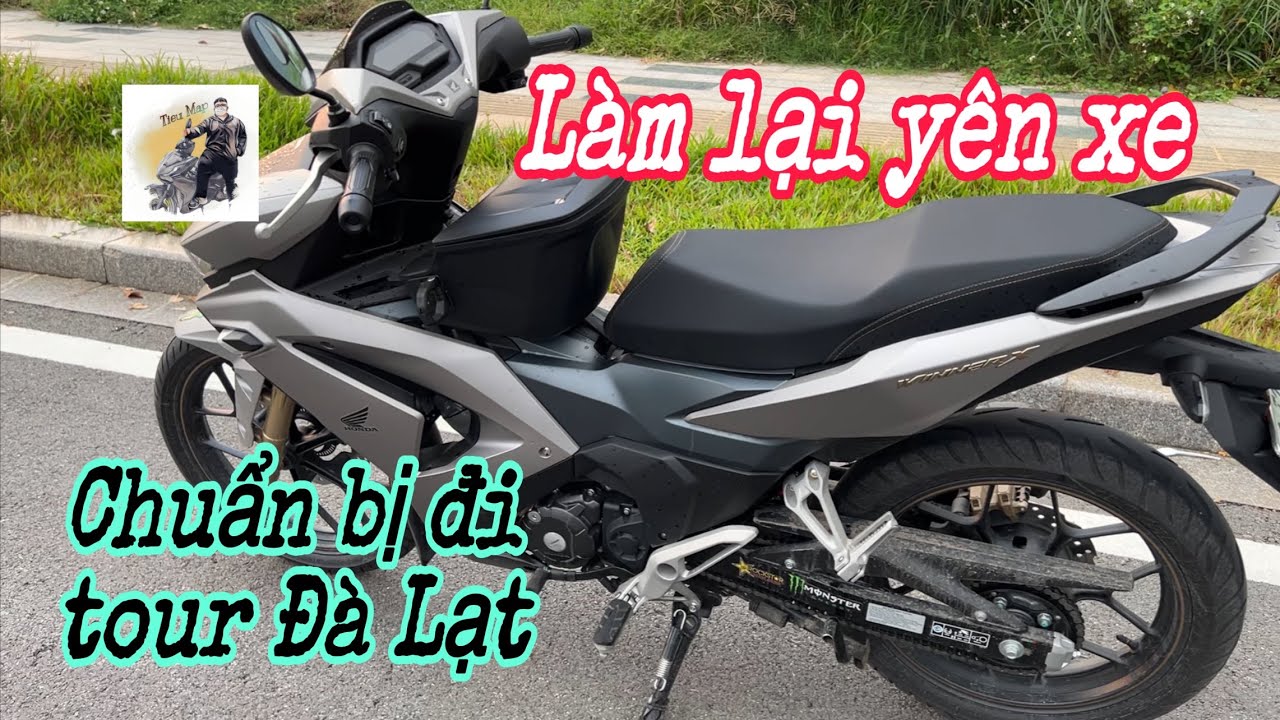 Làm yên xe Winner X 2022 cho êm hơn chuẩn bị đi Tour Đà Lạt | Tiểu Mập ...