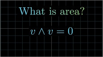 Geometric Algebra -- What is area? | Wedge product, Exterior Algebra, Differential Forms