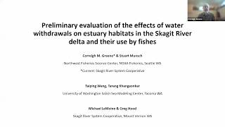 Part IV: Preliminary Evaluation of the Effects of Water Withdrawals on Estuary Habitats Study