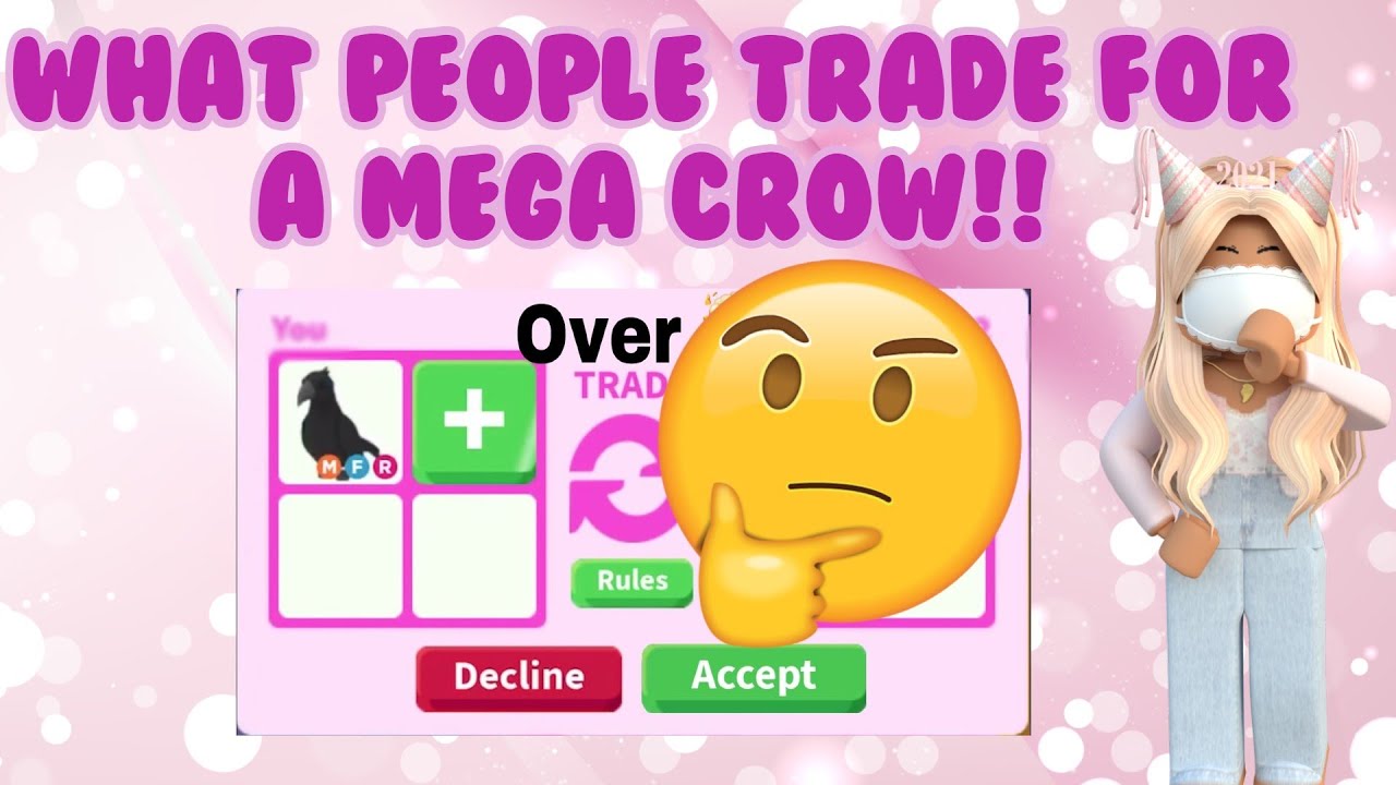 Download What People Trade For A Mega Crow Roblox Adopt M - roblox adopt me mega neon crow
