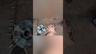 How to replace wheel speed sensor and hub on a Buick lacrosse