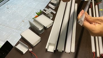 Đèn Led Thanh Nhôm, giới thiệu các mẫu Đèn Led Thanh Nhôm Định Hình, hướng dẫn sử dụng, cách lắp đặt