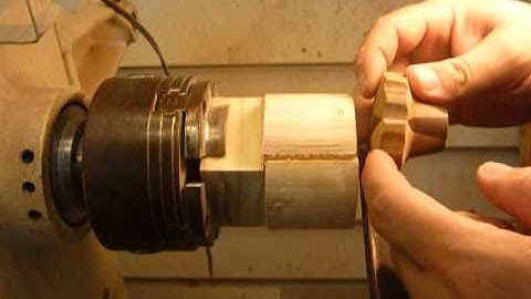 making a turned fixture knob pt.4