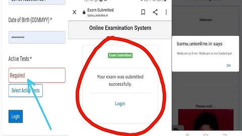 Bamu University online mock test ll web cam problem ll Bamu Unionline mock test problem ll 100 solu
