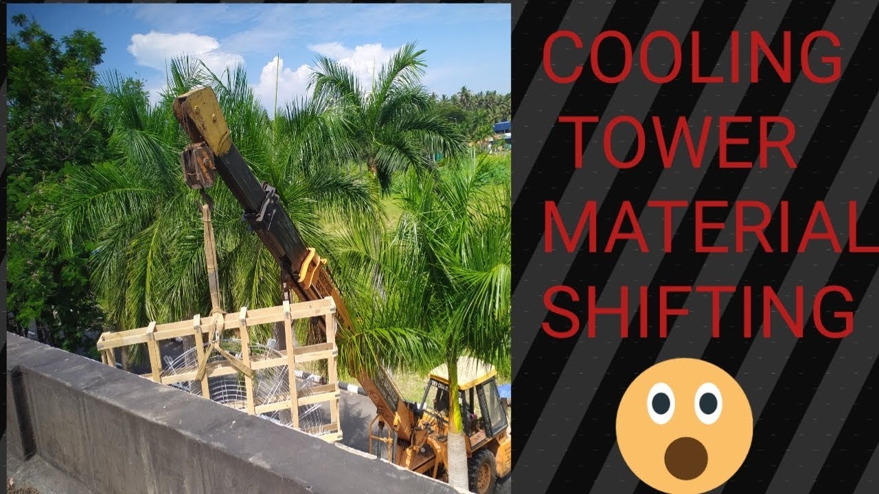 Material Shifting Mess cooling tower material shifting #material - YouTube