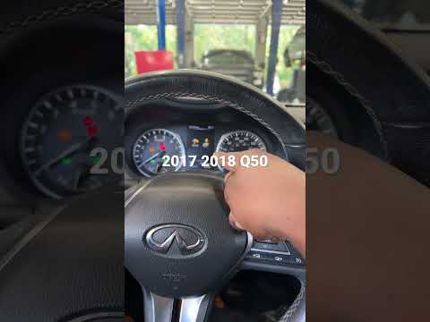 2017 2018 Infiniti Q50 oil reset