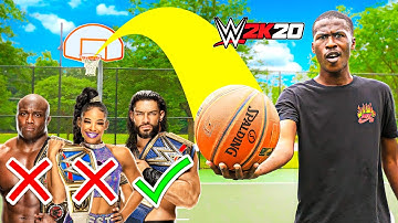 WWE 2K20 But If I Make The Shot, I Draft The Wrestler!
