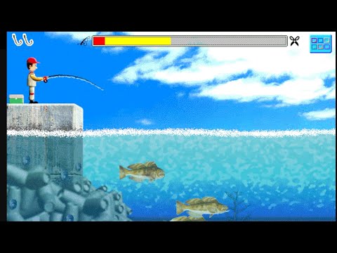 昔のパソコンに入ってた釣りのゲーム