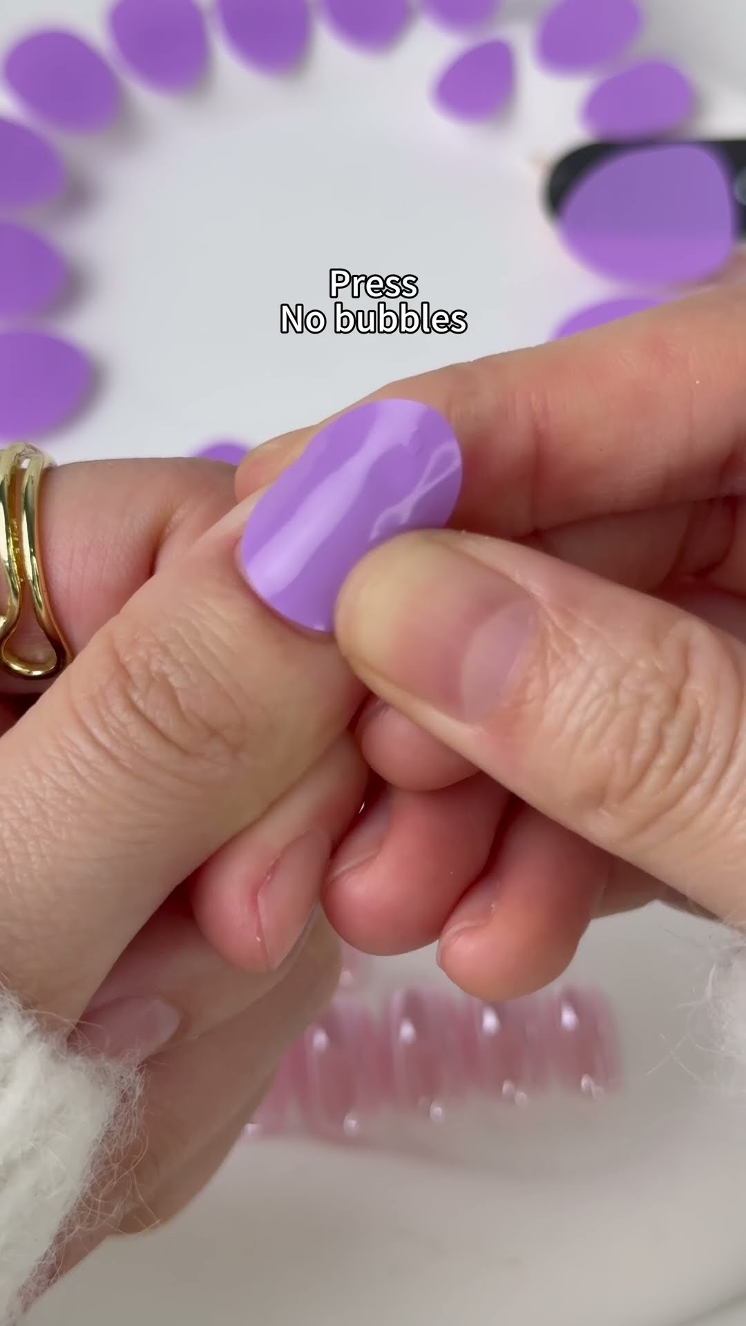 TabQueen Tutorial #pressonnails #nails #curvlife #nailtutorial